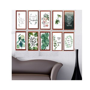 10 PCS Modern Minimalistic Motivational Quotes Frames 5x7