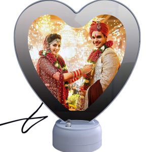 Magic Photo Frame Heart Shape with Led light