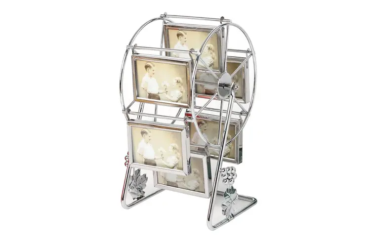 Rotating Ferris Wheel Picture Frame Vintage DIY Keepsake - Image 2