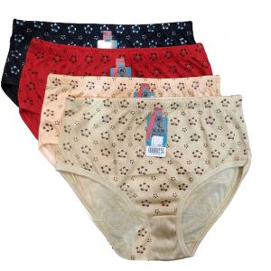 Pack of 04 Printed Panties for Girls & Women