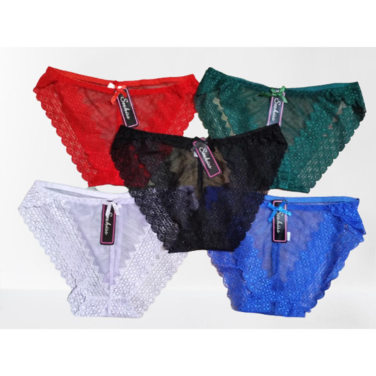 Fancy underwear (Pack of 6) panty / undergarments Best quality