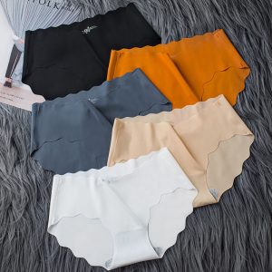 Pack of 5 Big Size Soft Seamless Underwear Panties for Women