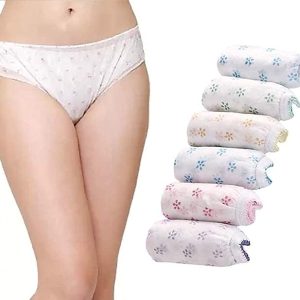 Pack Of 6 Disposable Brief Panties For girls / womens