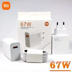 Xiaomi 67W Fast Charger and 6A USB Type C Charging Cable
