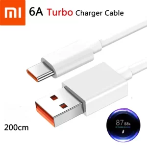 Xiaomi Original Turbo Charger Cable 33w Fast Charging 6A For