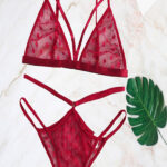 BZEL Women Bra Set Transparent Women Bikini Lingerie Set