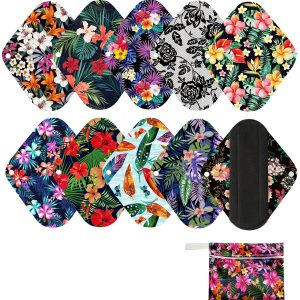 Waterproof women cloth sanitary napkin menstrual pad reusable