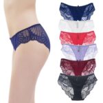 ack of 3, Lace Net Panties and Transparent Underwear for Girl's