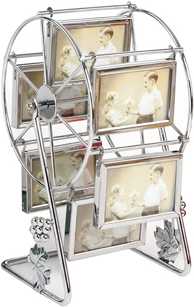 Rotating Ferris Wheel Picture Frame Vintage DIY Keepsake - Image 3