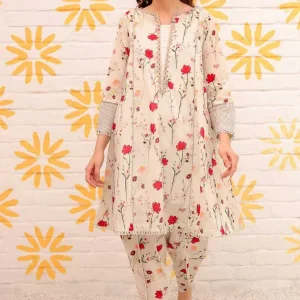 Baroque - 2PC Lawn Printed Shirt With Trouser