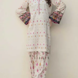 Baroque - 2PC Lawn Printed Shirt WithPrinted Trouser