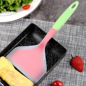 Non-Stick Silicone Shovel Spatula Kitchen Scraper Wide Egg
