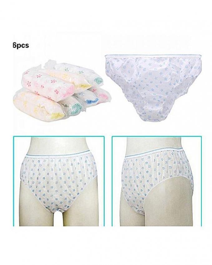 Pack Of 6 Disposable Brief Panties For girls / womens - Image 3