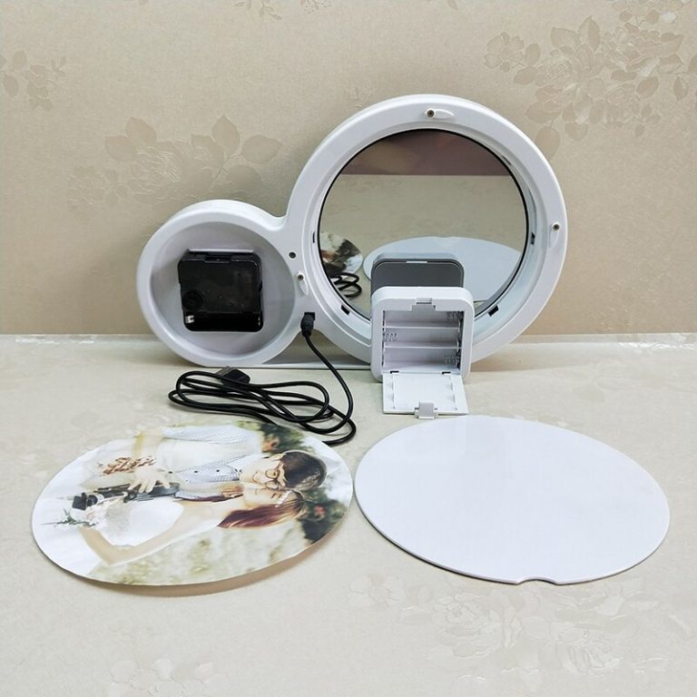 LED Photo Frames With Clock / Magic Mirror with Clock - Image 5