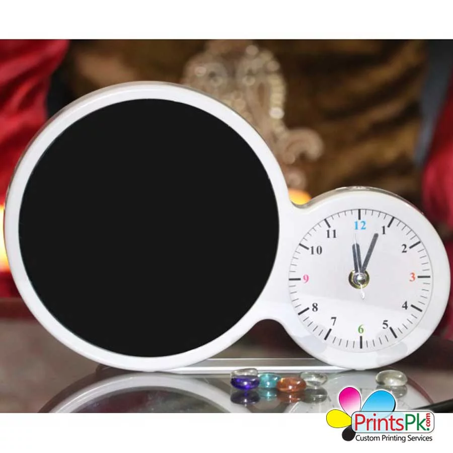 LED Photo Frames With Clock / Magic Mirror with Clock - Image 4