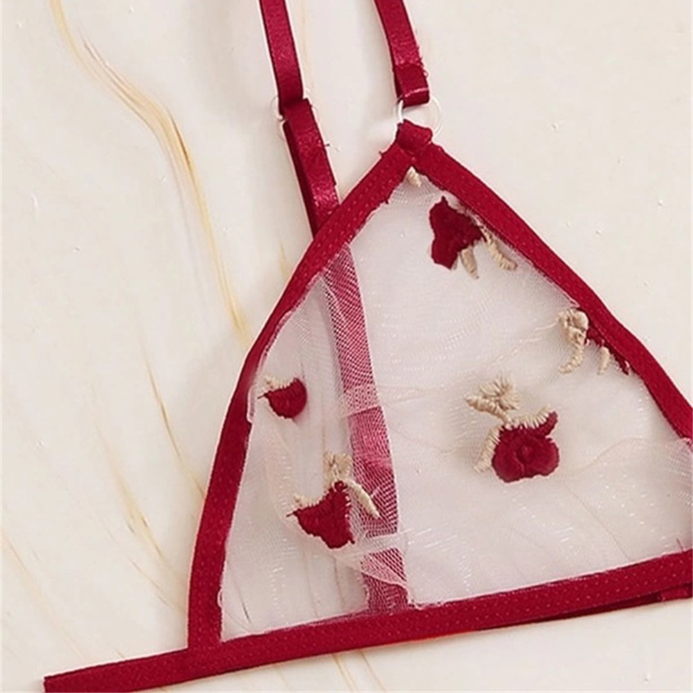 2 Pcs/set Women Underwear See-hrough Hollow Mesh - Image 2
