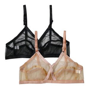 Pack Of 2 Non-Padded & Non-Wired Cotton Full Cover Full