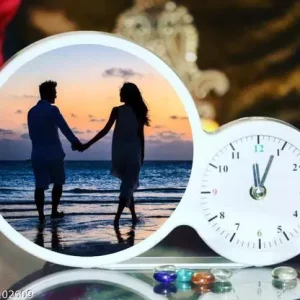 LED Photo Frames With Clock / Magic Mirror with Clock