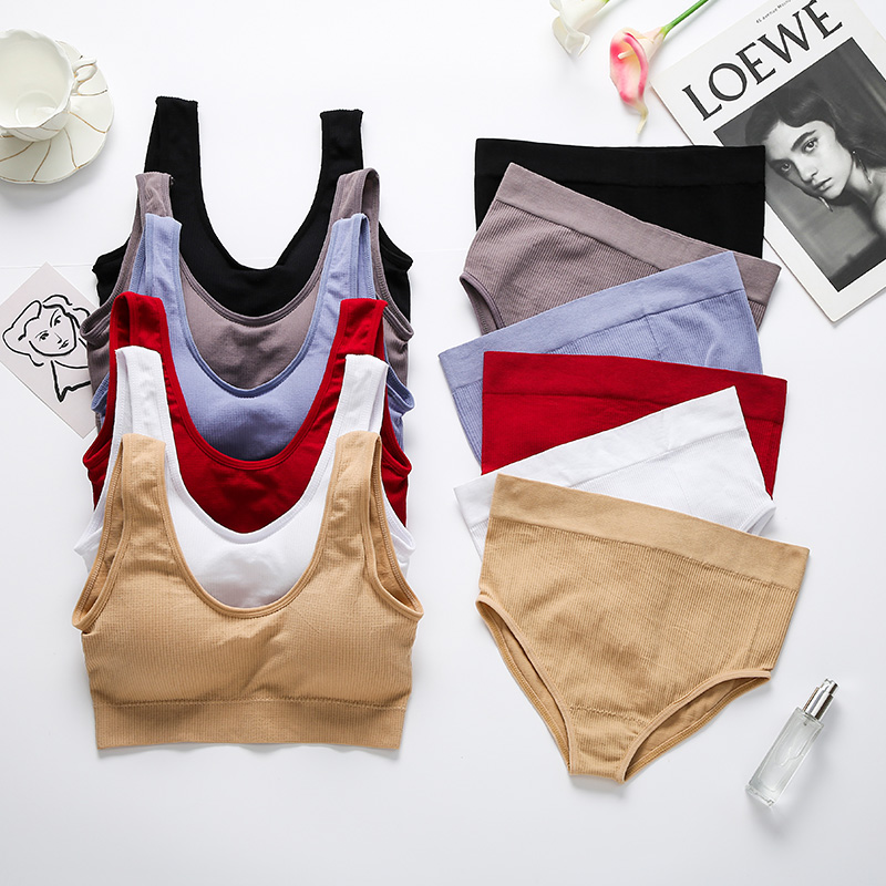 Fashion Simple Women's Panties Bra Set Lingerie - Image 7