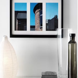 IKEA Ribba Collage Photo/Picture Frame Black, White, Oak