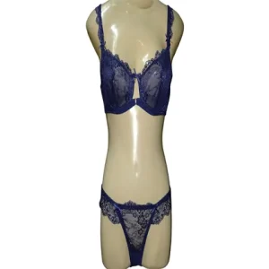 Bridal See Through Lingerie Set Push Up Lingerie Net Bikini