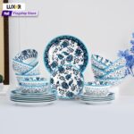 24 pcs Ceramic Dinner Sets- Breakfast Dinnerware Set-