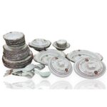 72 pieces Melamine dinner set 8 person serving