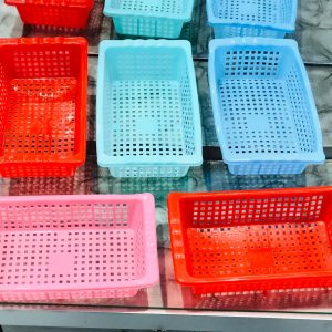 Rectangular Baskets Plastic Basket For Vegetables Fruits Jewelry