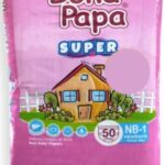 Bona Papa SUPER Baby Diaper Newborn Size - 50pcs Pack