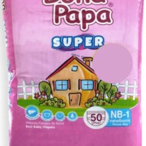Bona Papa SUPER Baby Diaper Newborn Size - 50pcs Pack