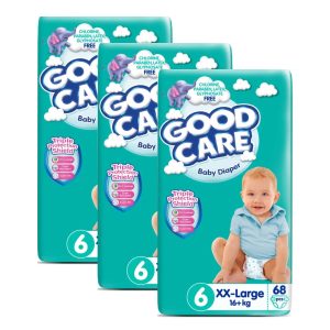 Pack of 3 Good Care Diaper jumbo pack Size NO 6 XXL Extra