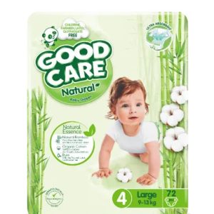Good Care Natural Diaper Size 4 (9-13kg) 72 pcs Mega Pack