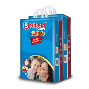 Shield-Diaper Mega Bachat Pack XL (46-Diapers, 11-25Kg,