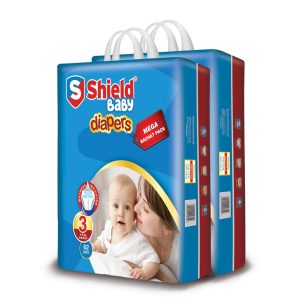 Shield-DiaperMegaBachatPackMedium(62-Diapers,04-09Kg