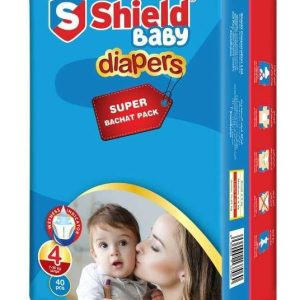 Super Bachat Pack Diaper Size 4, Large (40-Diapers, 07-18Kg)