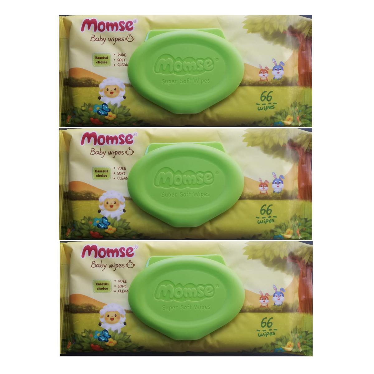 MOMSE Baby Wipes pack of -3