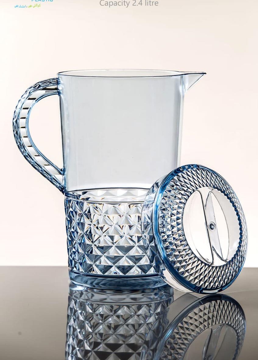 Crystal Plastic Novel Water Jug - 2.4L - Image 4