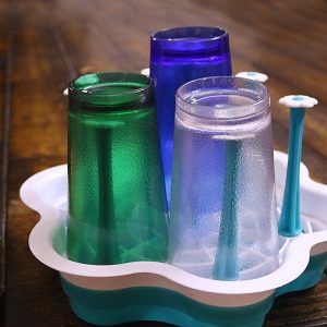 PACK OF 6 Pcs Self Designed Glass Tumblers made By FOOD