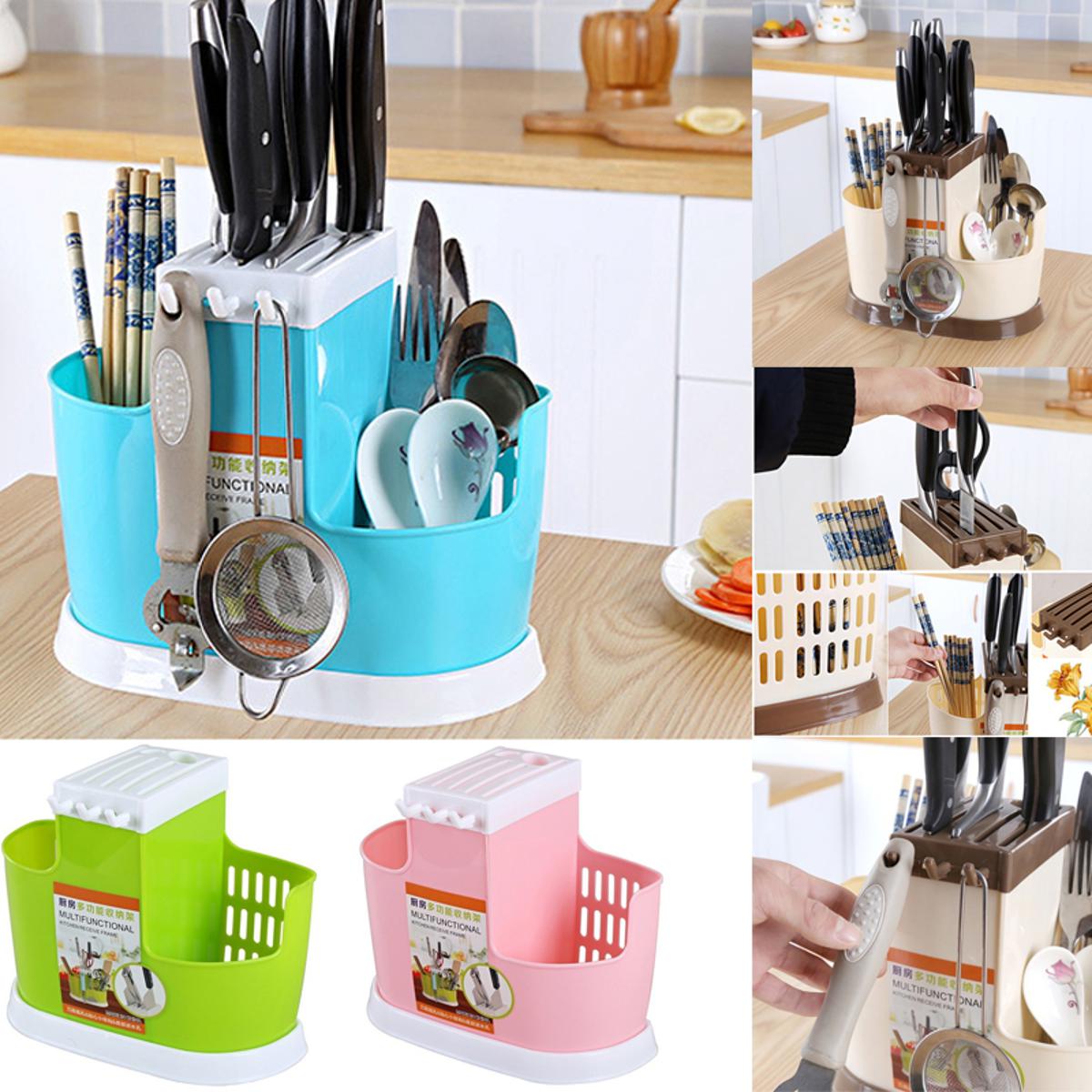 Kitchen Utensil Stand Kitchen Spoon, Knife Organizer Plastic