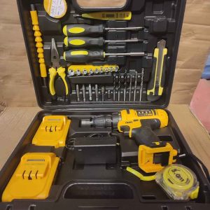 Toolkit Set with Drill, 45pcsTools Combo Kit, 16.8V Home Tool