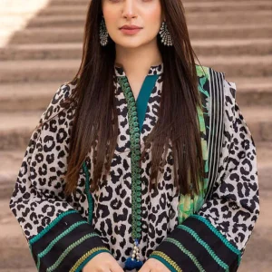 Charizma - 3PC Lawn Printed Shirt with Printed Premium