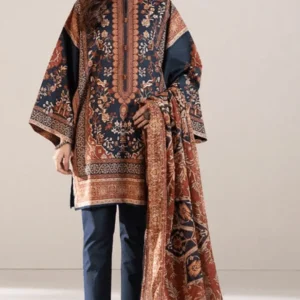 Sapphire - 3PC Lawn Embroidered Lawn Suit Lawn Fine