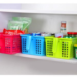 Home Kitchen Storage Basket with Handle Classified Bathroom