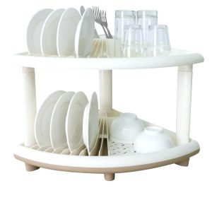 Corner Plastic Plates Rack 20 Plates
