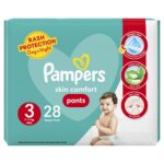 Pampers Pants Baby Diapers (Size 3 Medium, 28 Pcs)