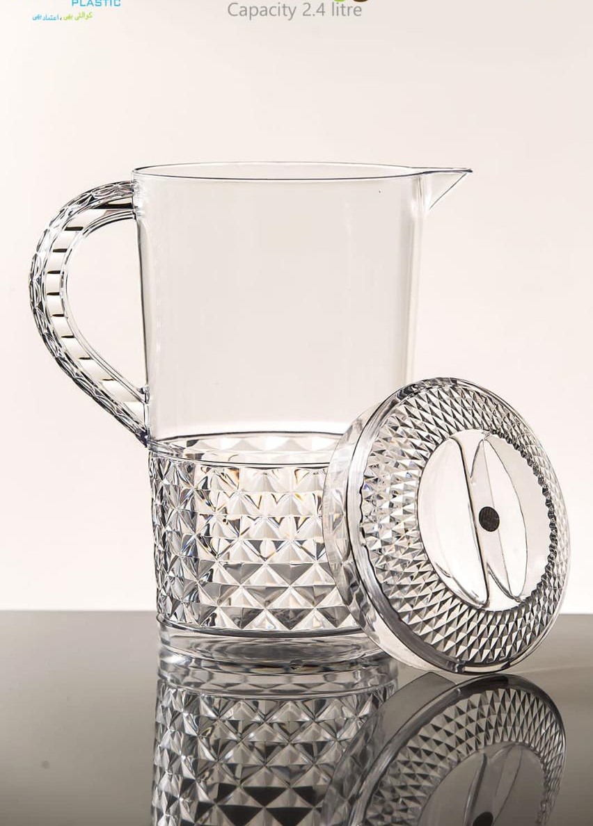 Crystal Plastic Novel Water Jug - 2.4L - Image 3