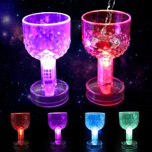 Pineapple Shape Glass/ LED Flashlight Water Glass/ Party