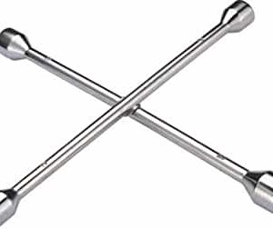 4 Way Cross Wheel Spanner ( 17-19-21-23mm)