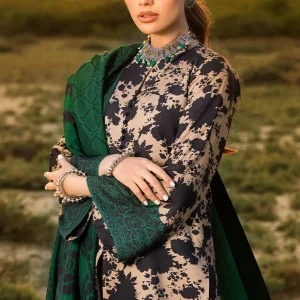 Zainab Chottani- 3PC Lawn Digital Printed Shirt With Printed