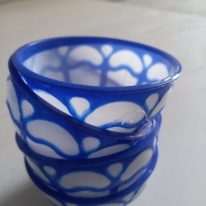 Plastic fancy bowls - pack of 4 beautiful designs Plastic bowls